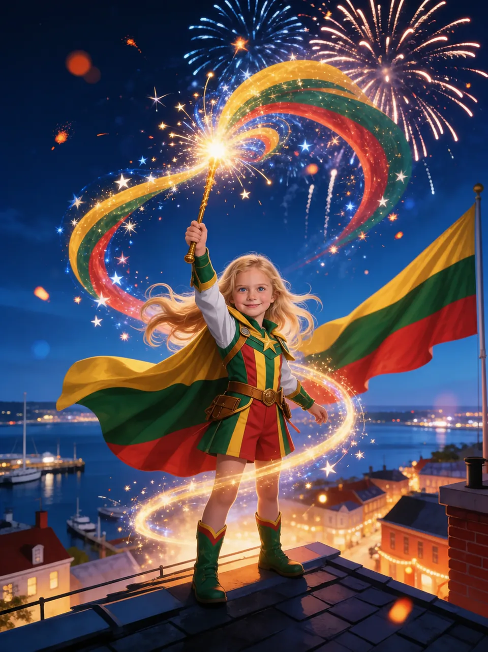 🪄 STAR-SPANGLED WIZARD GIRL