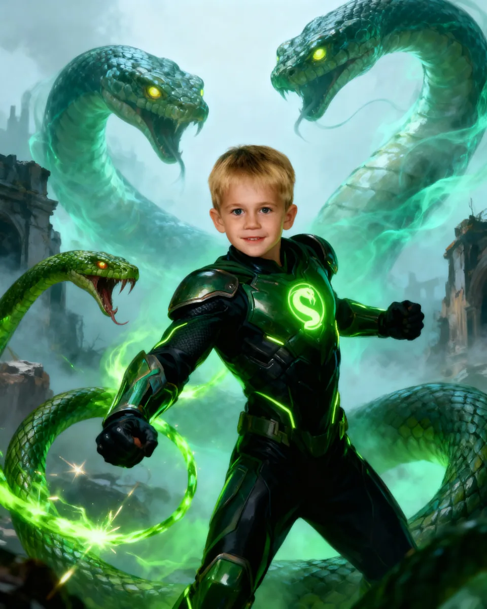 🐍 GREEN SERPENT HERO